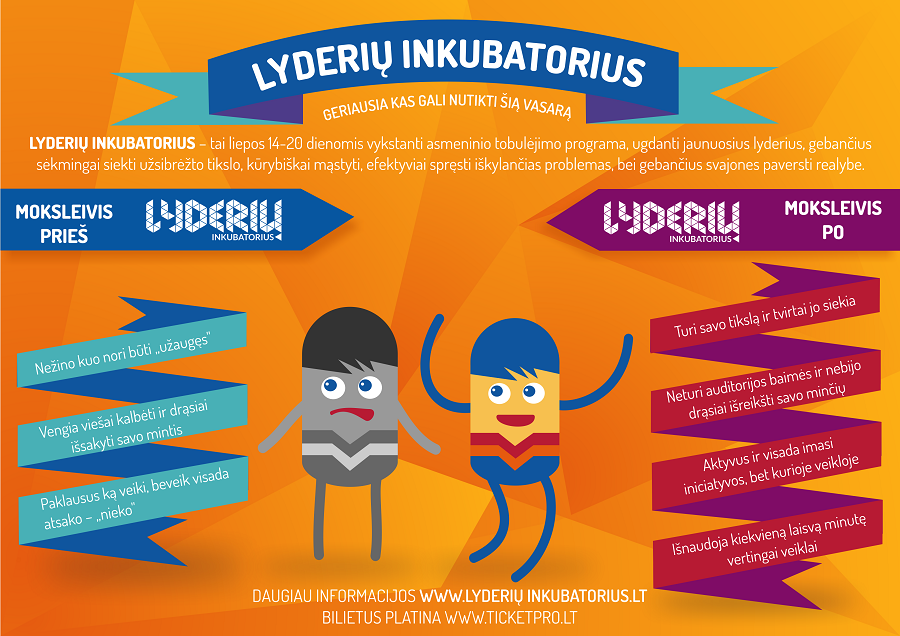 lyderiu inkubatorius nuolaida