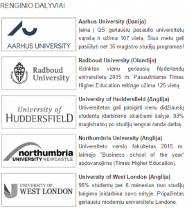 Master days 2016 dalyviai