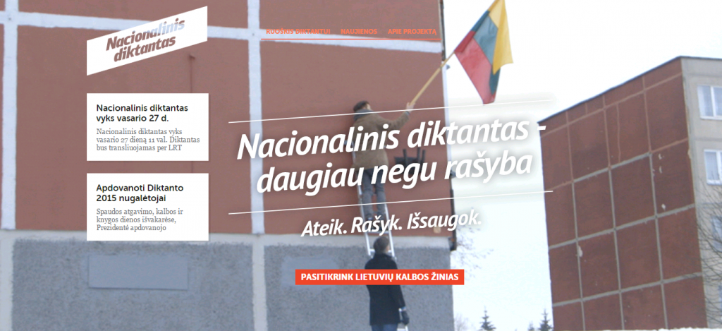 Nacionalinis diktantas 2016 ISIC